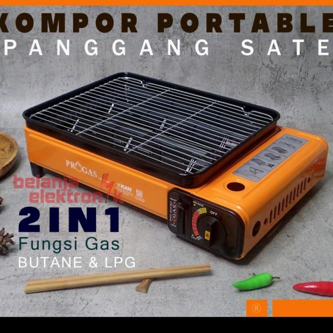Kompor Gas Bbq Sate Portable / Bakar Bakar
