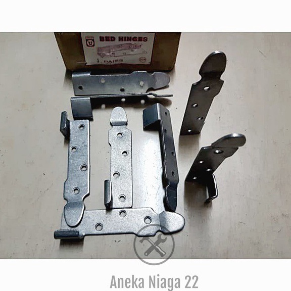 MurrrMerrr Aneka - Hak Ranjang Sudut / Hak Dipan Cantol Bracket Engsel Medan Bed MC-95 AN22 MIC