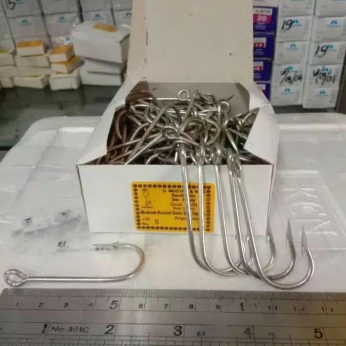 Terlaris Kail Mata Pancing Mustad Cap Kunci No.4 - 5 Original