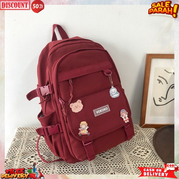 Rqnsel School Promo Ditempat Tas Ransel A Armelia Shop - Tas Sekolah Ana Bagpack Anak Paud Kuliah Re