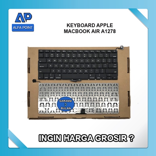 Laptop Keyboard Apple Macbook Air  A1278