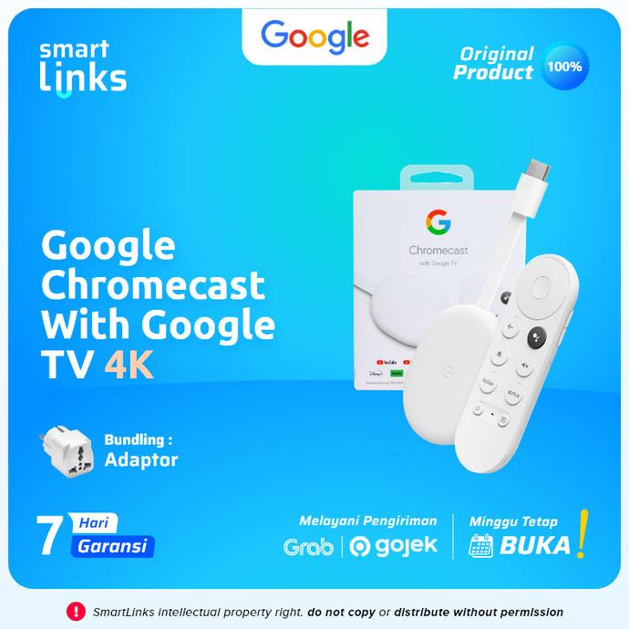 Google Chromecast with Google TV 4K Original BNIB Garansi