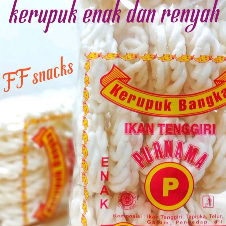 

Ready Stock Kerupuk Bangka Purnama Ikan Tenggiri Produk