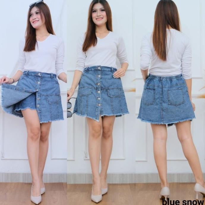 TERBATAS rok celana jeans cewek/celana rok pendek jeans wanita/rok cel