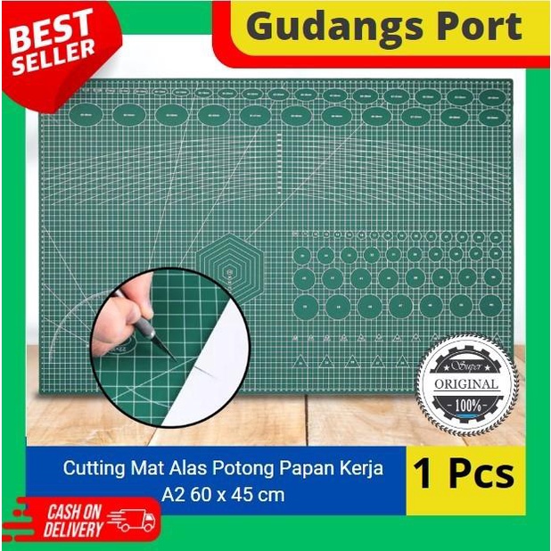 

Terlaris Work Cutting Mat Pad A2 60 X 45 Cm