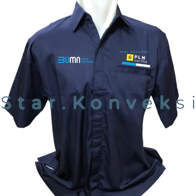 Seragam Kemeja PDH Baju ICON PLUS PLN ICON PLUS BUMN PLN ICON PLUS