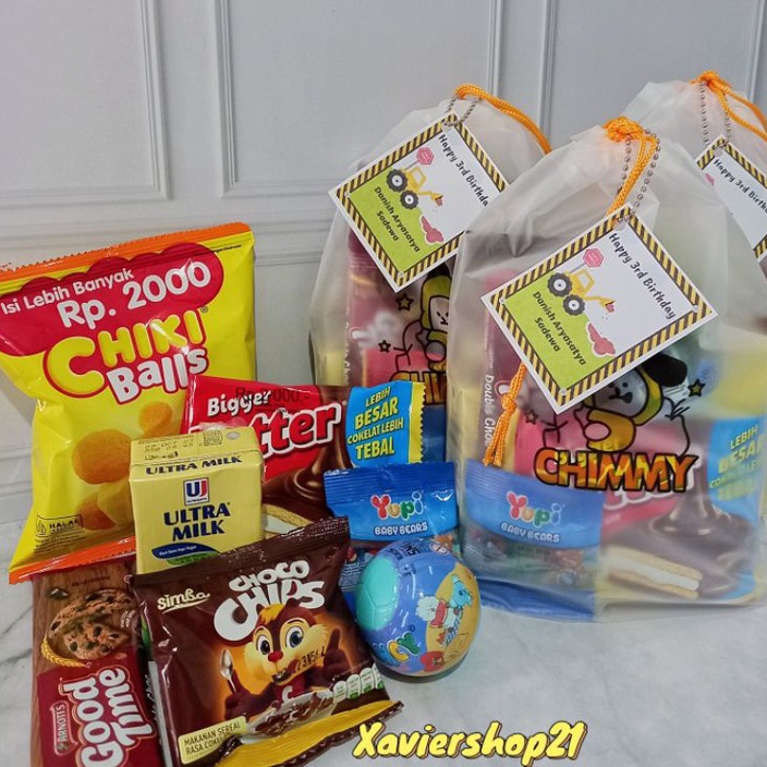 

Jangan Sampai Kehabisan!!!❄️ Ready stock Paket snack ultah + Mainan suprise egg (Free card)