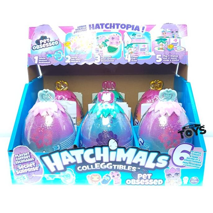 Hatchimals CollEGGtibles Secret Surprise Pet Obsessed Hatchtopia