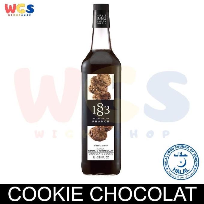 

Syrup 1883 Maison Routin France Cookie Chocolate Flavor 33.8fl oz 1ltr