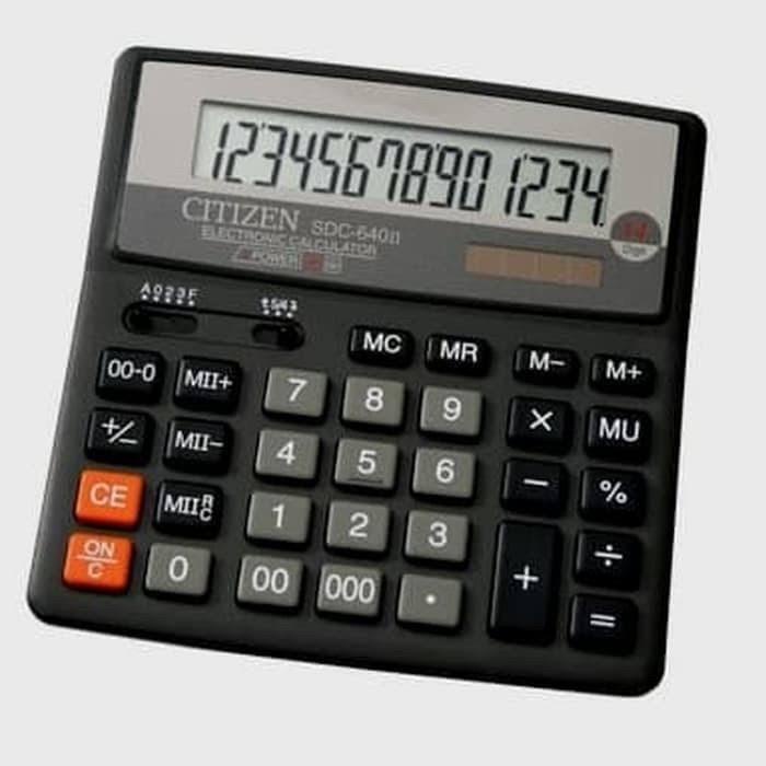 

Citizen Sdc-640Ii / Sdc 640Ii Electronic Calculator 14 Digit