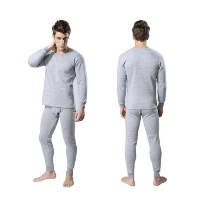 Longjohn Byc Mens Sleepwear Top Bottom Set. Air Layer Long John Set