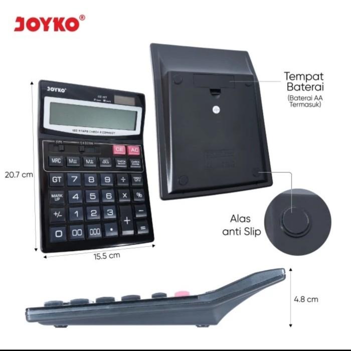 

Kalkulator / Calculator Joyko Cc-57 Check Correct 16 Digits