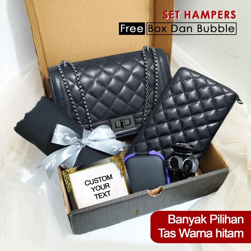 

Kado Ulang Tahun Hadiah Ultah Set Hampers Tas Wanita Hitam Murah Kado Ulang Tahun Cewek Gift Set Graduation Shoulder Bag Dan Dompet