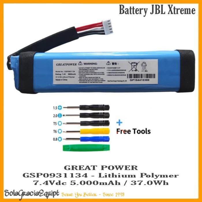 Terlaris Batre / Battery Jbl Xtreme / Extreme - Gsp0931134 - 7.4Vdc
