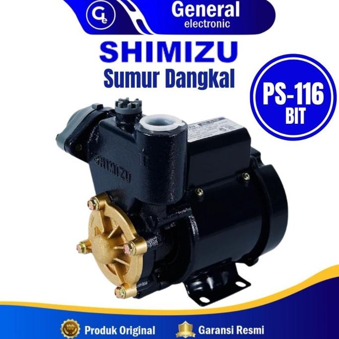 Pompa air SHIMIZU PS-116 BIT (sumur dangkal) 125 watt