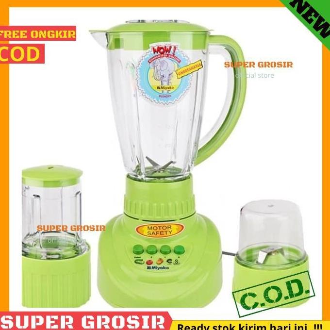 Miyako Blender Plastik 1.5 Liter Portable Alat Masak Dapur Store_Yuyu