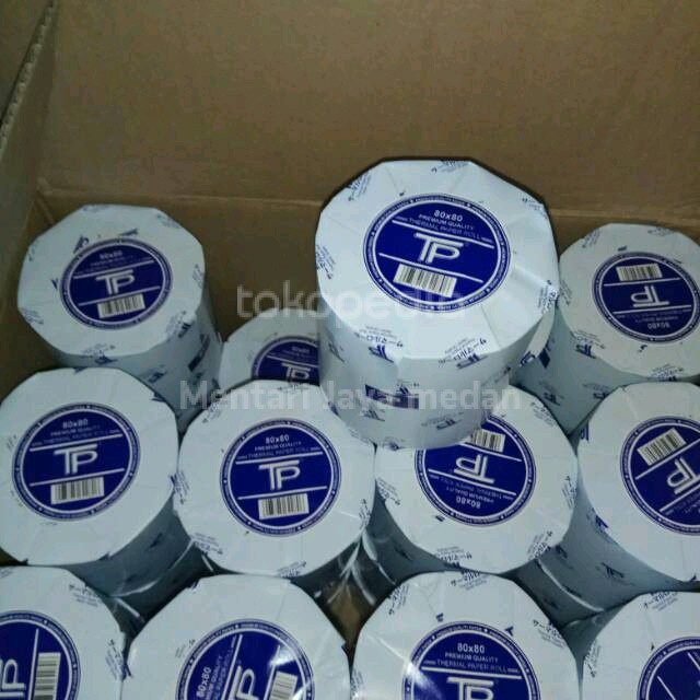 

Aurealiamall Kertas Thermal 80 X 80 Dus Isi 50 Roll. (Khusus Grab / Gojek)