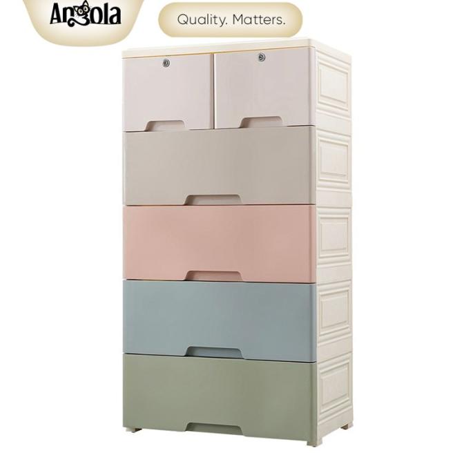 Lemari Plastik Pakaian C69 Laci Susun Storage Rak Susun Penyimpanan