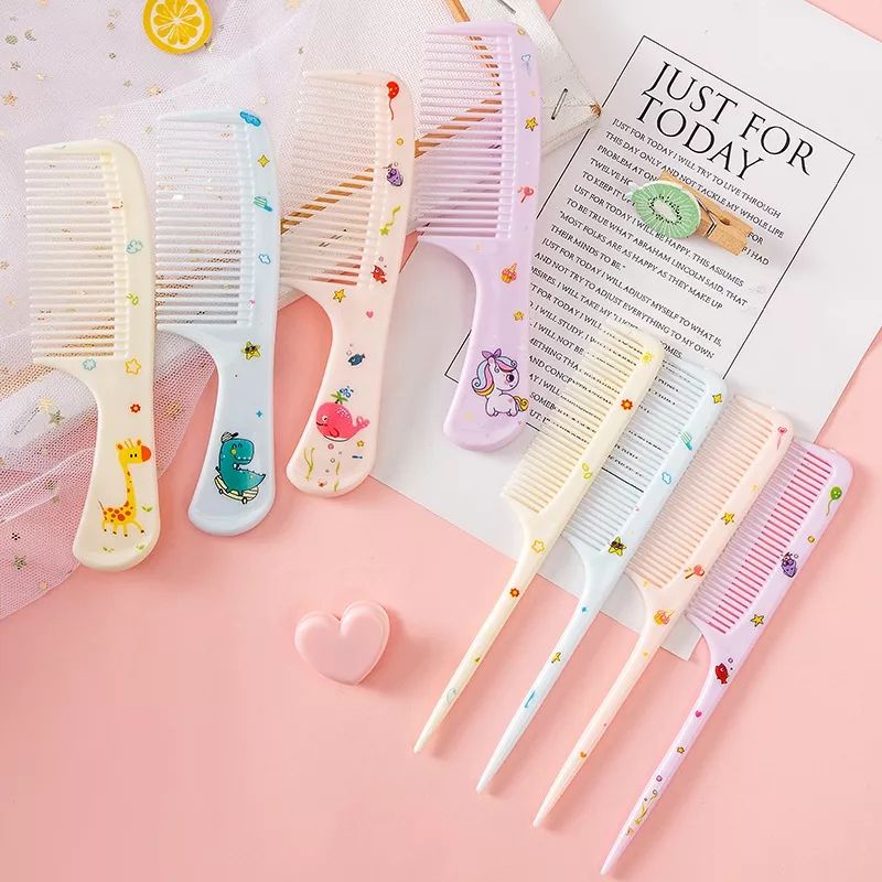 SISIR KARAKTER 2IN1 MOTIF ANAK DEWASA FANCY HAIR COMB SET 2 PCS SISIR