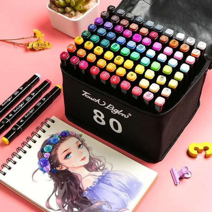

Set Spidol Warna Dual Side Fine Art Marker Color Sketsa Dua Sisi