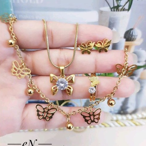 Titanium set perhiasan dewasa 0905