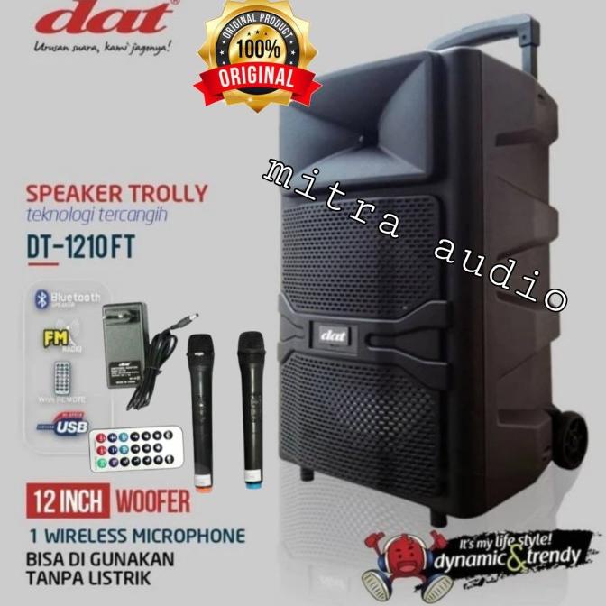 

Speaker portabel bluetooth original dat dt 1210ft dt1210ft