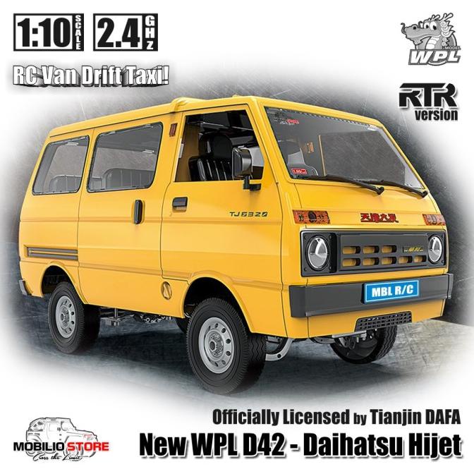 WPL D42 Daihatsu Hijet 1:10 RC Van Officially Licensed by TIANJIN DAFA