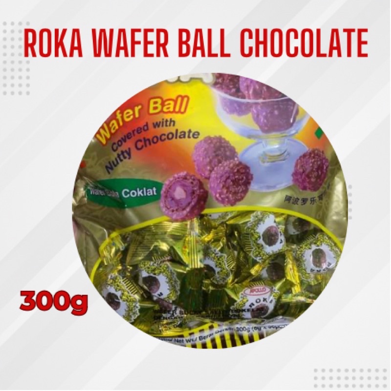 

ROKA Wafer Ball Chocolate 300g