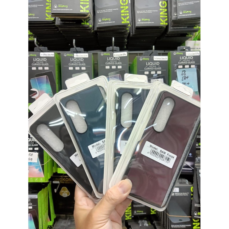 ACH- CASE LEATHER LOGO SAMSUNG Z FLIP 3 Z FLIP 4 Z FLIP 5 Z FOLD 1 Z FOLD 2 Z FLOD 3 Z FLOD 4  Z FOL
