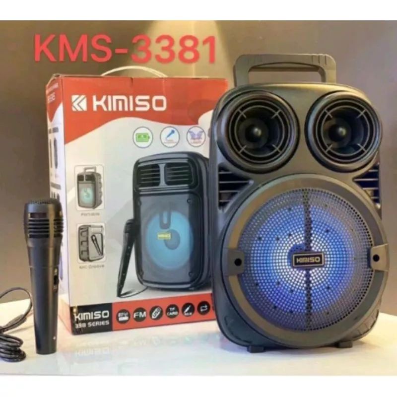 Speaker Bluetooth Portable Kimiso 6, 5 Inch Plus Mic Karoke