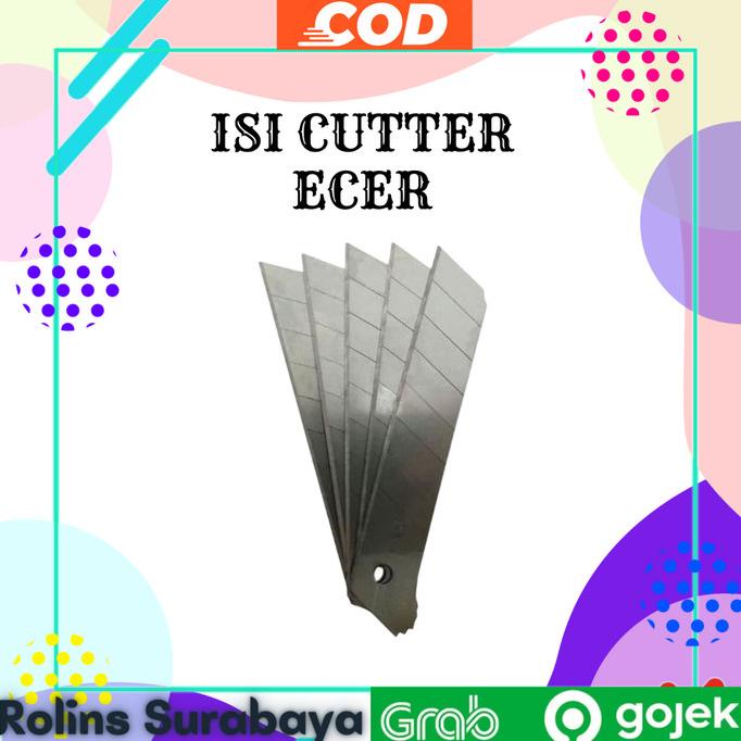 

(:(:(:(] ISI REFILL PISAU CUTTER BESAR - CUTTER MURAH - CUTTER PISAU REFILL Ori