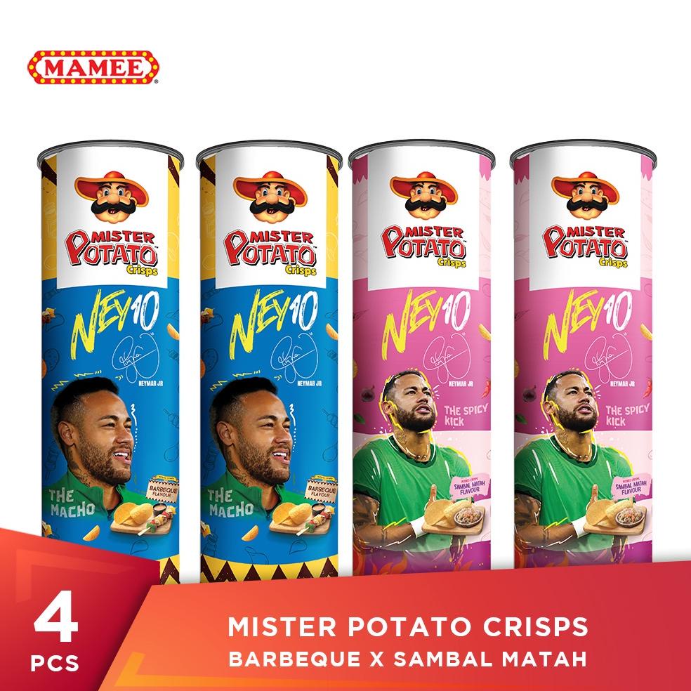 

Promo Mister Potato Crisps Sambal Matah x Barbeque - 4pcs