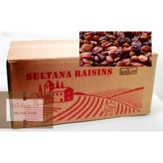 

SULTANA / DARK BROWN RAISIN / KISMIS HITAM / COKLAT 1 CRT - 10 KG