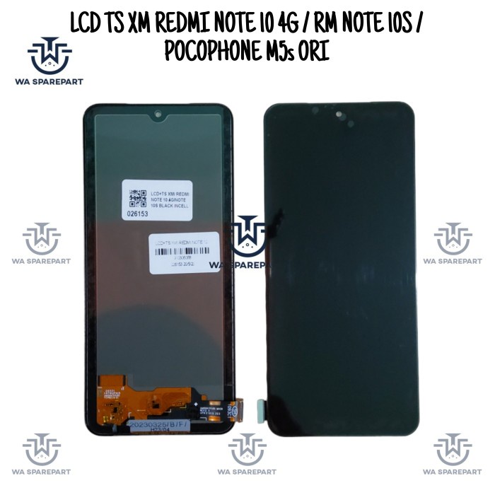 LAYAR LCD TOUCHSCREEN XIAOMI REDMI NOTE 10 4G / NOTE 10S / POCOPHONE M5S  - BIG GLASS ORI