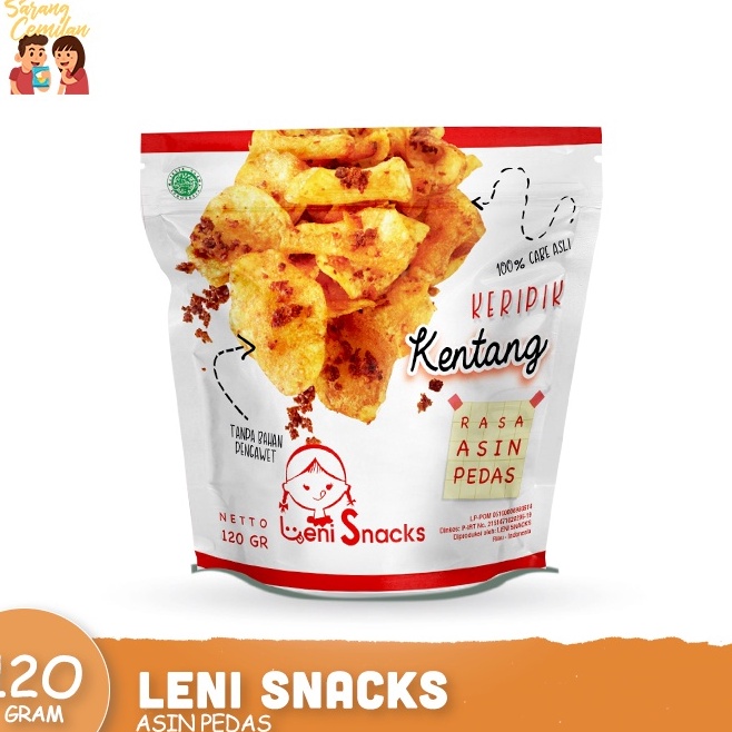 

Best Terlaris Leni Snacks - Keripik Kentang rasa Asin Pedas Best Produk