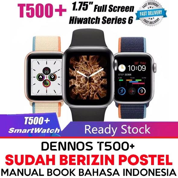 New Dennos T500 Plus + Smart Watch Jam Tangan Pintar Hiwatch Series 6