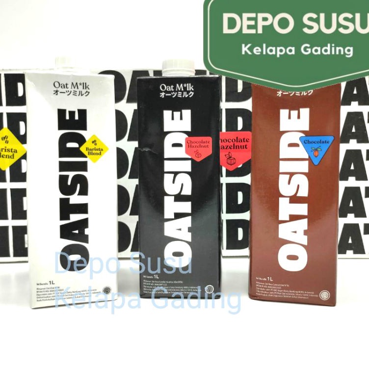 

STOCK TERBATAS P31 Oatside 1L Barista Chocolate Hazelnut Blend | Oat Milk Drink Minuman Oatly ,.,