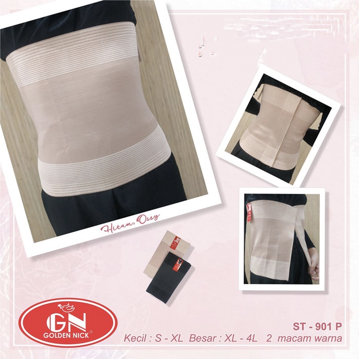 STAGEN/ KORSET PINGGANG PEREKAT 901 P (TINGGI/LEBAR 29 CM)