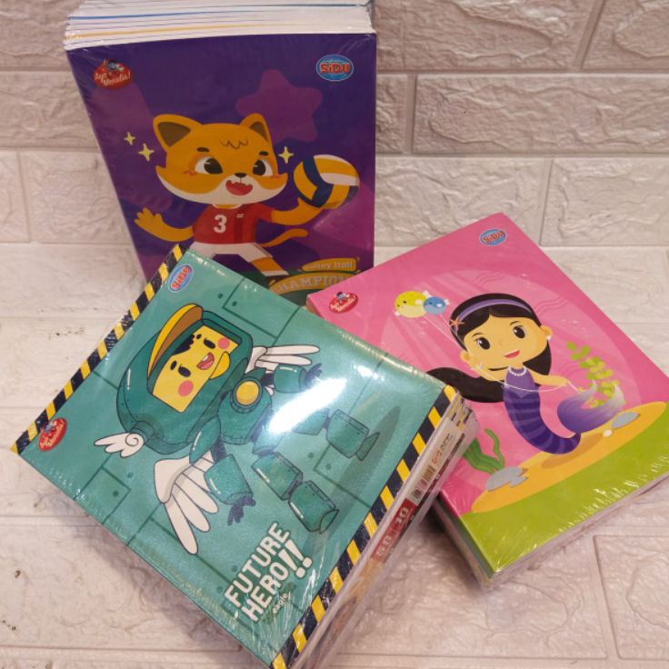 

Proses sekarang Buku Tulis SIDU isi 38 lembar dan 58 Lembar - 1 pack isi 10 Buku