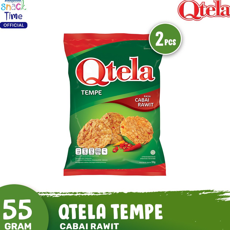 

Dipesan ya Qtela Tempe Cabai Rawit 55 Gr - 2 Pcs