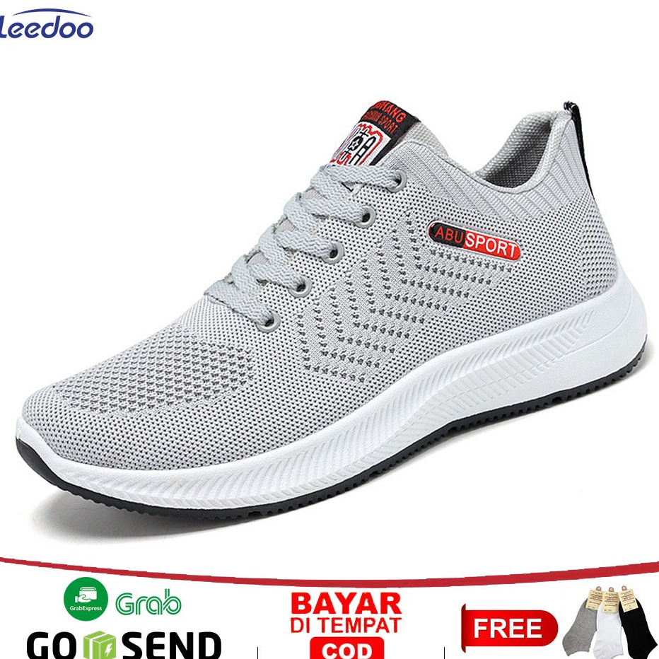 TERBAIK Leedoo Sepatu Tali Pria Formal Import Sport Running Shoes Sepatu Sneaker Pria Casual MR139