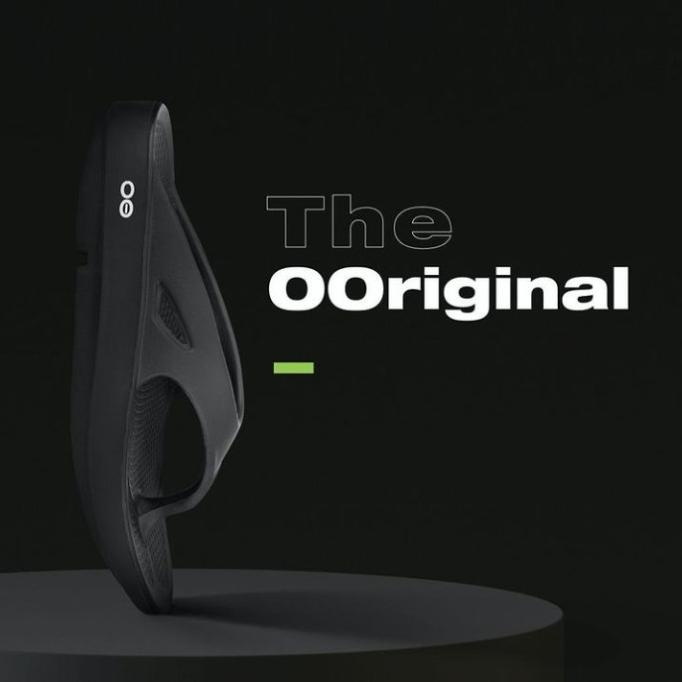 Oofos Unisex Sandal Ooriginal Thong BLack