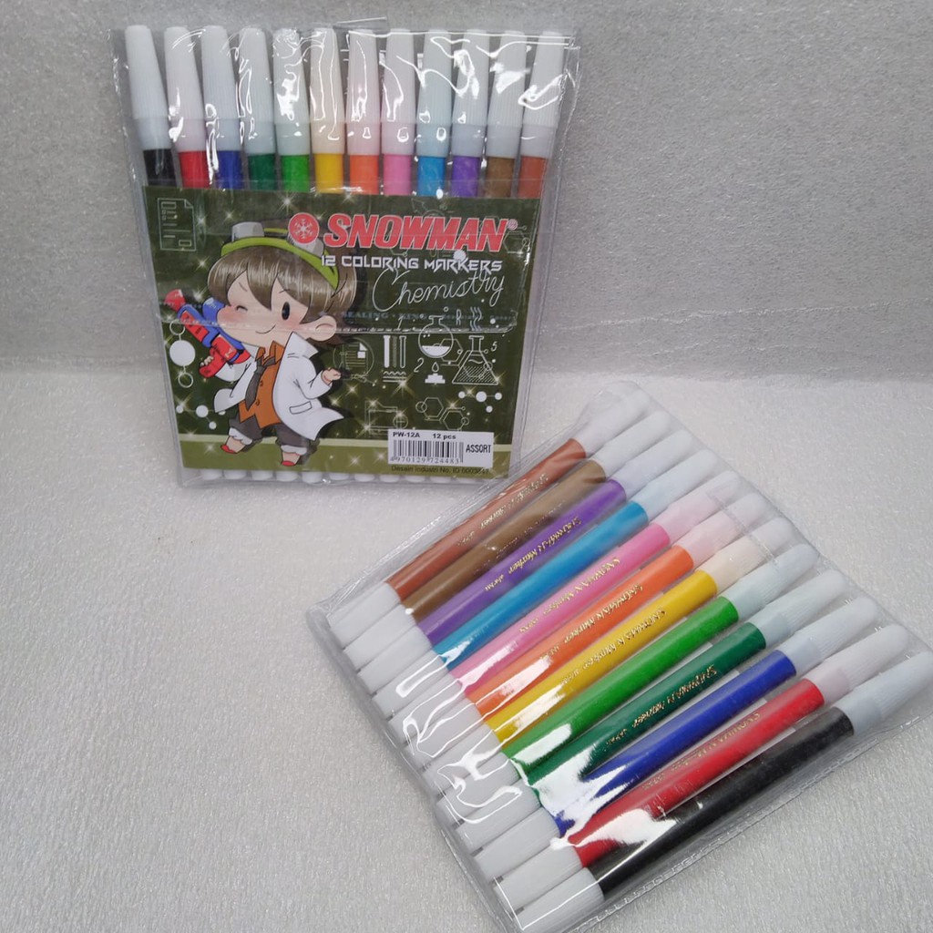 

WEIN SHOP - Snowman PW-12A Pencil Marker ( 1 Set - 12 Warna )