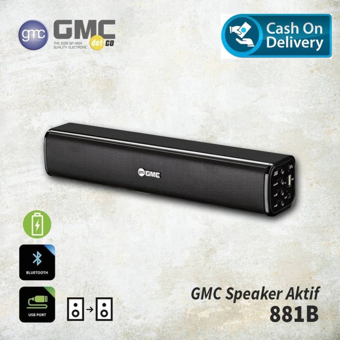 Speaker Bluetooth GMC 881B Speaker Portable USB Memory GMC 881B
