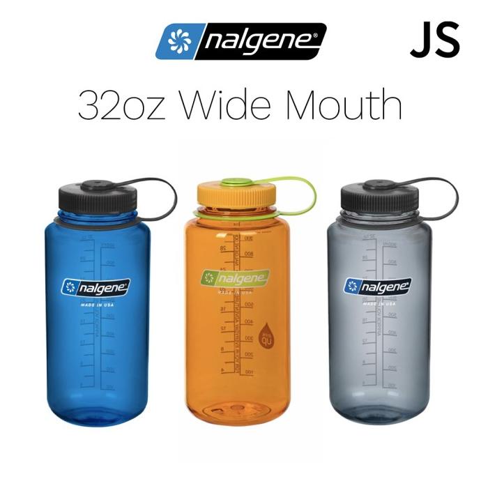 Botol Minum Nalgene 32oz Wide Mouth Water Bottle 1000ml Outdoor Sport