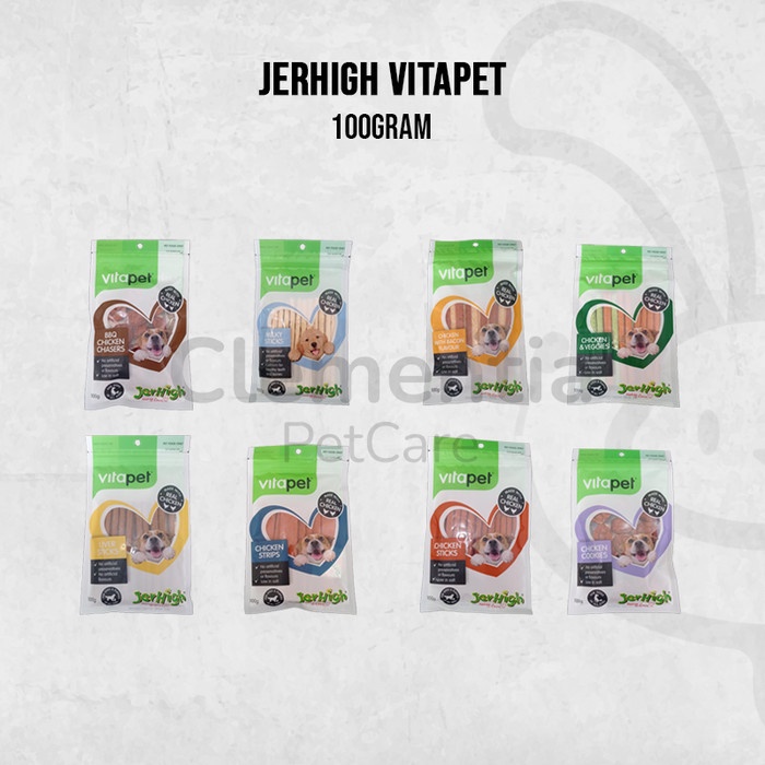 

Jerhigh Vitapet 100 Gr Snack Doggy Cemilan Anjing Makanan Hewan