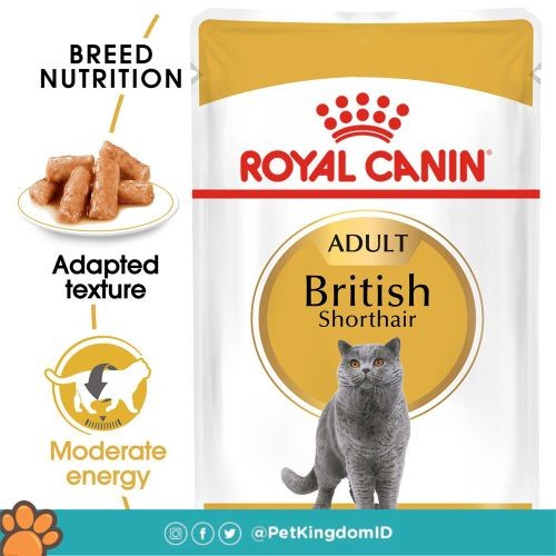 Royal Canin British Shorthair Adult Wet Makanan Kucing Dewasa 85 Gr