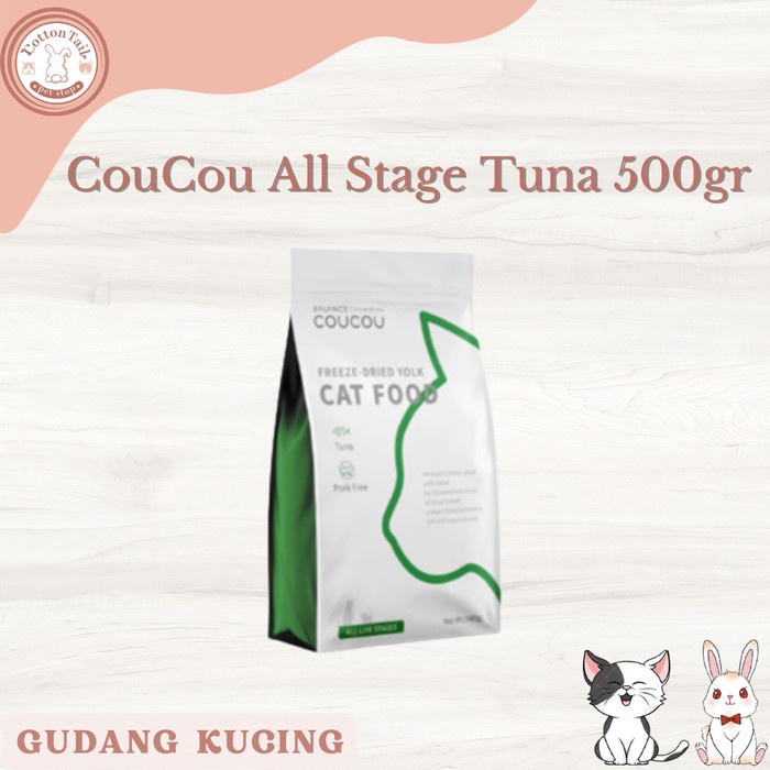 

Makanan Kucing Coucou All Stages & Kitten Dry Cat Food 500Gr