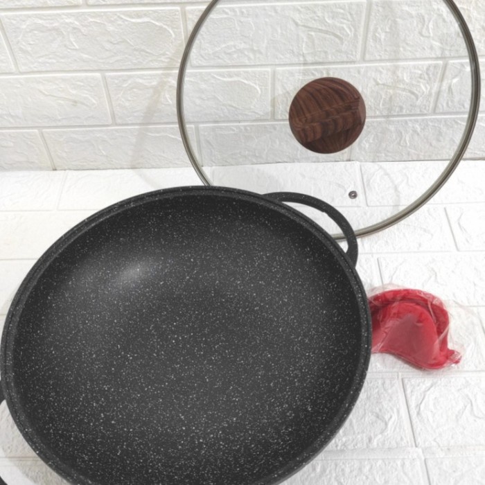 

Cypruz KL-0732 - Wok Fry Pan Wajan Kuali Penggorengan Die Cast 32cm