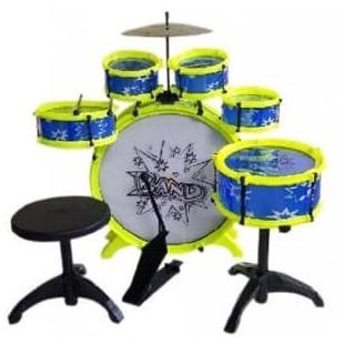 Mainan Edukatif / Edukasi Anak - Big Band Drum Set Cymbal Musik Music